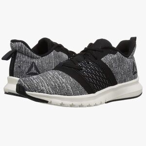 Reebok Print Lite Rush Black, Chalk, White Running Shoe